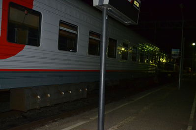 Поезд Окуловка-Неболчи
